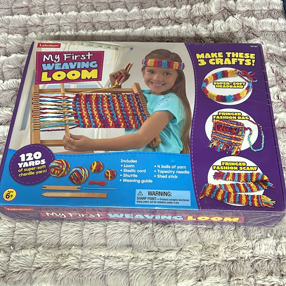 Lakeshore My First Weaving Loom 12×16" 120 Yards
